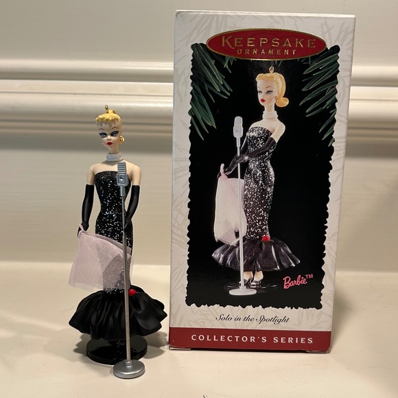 Hallmark Barbie Doll Ornament - Solo in the Spotlight - Picture 1 of 8